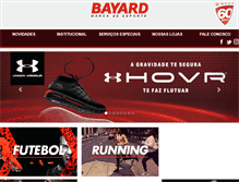 Tablet Screenshot of bayardesportes.com.br